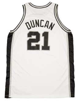 Tim Duncan Game Used 2003-04 San Antonio Spurs Home Jersey